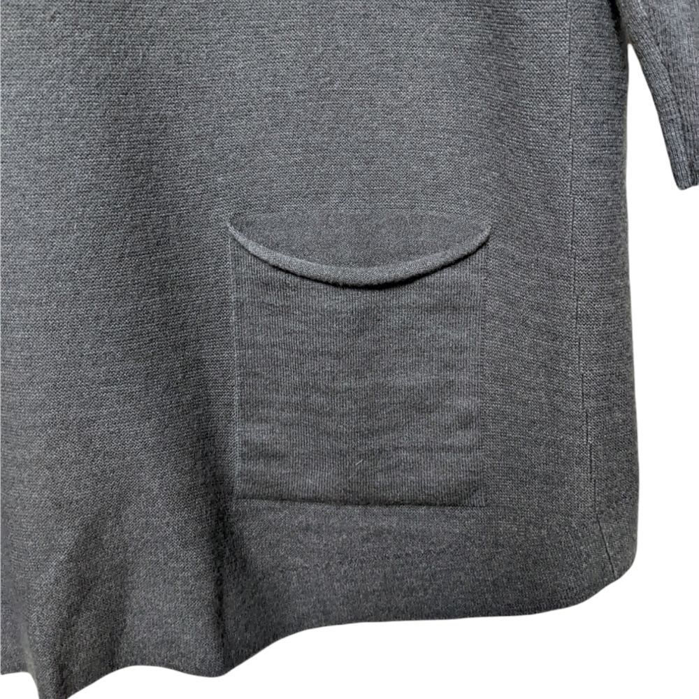 ANGELA MARA Lagenlook Knit Pocket Tunic Oversized Sweater S - Picture 4 of 9